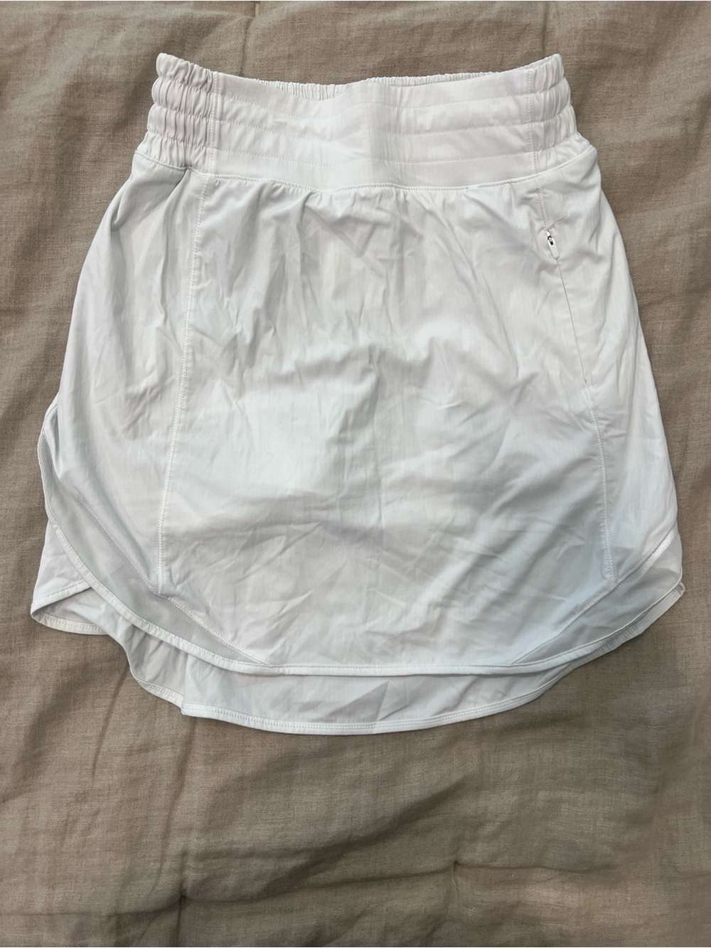 lululemon athletica White Athletic Skort with Elastic Waist